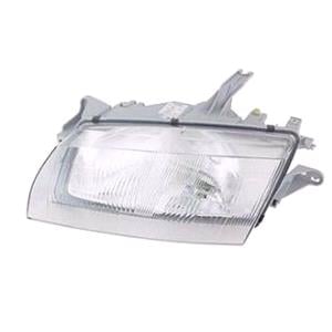 Lights, Left Headlamp (Electric Adjustment, Original Equipment, 3 Dr & 4 Dr) for Mazda 323 S Mk V 1997 1998, 