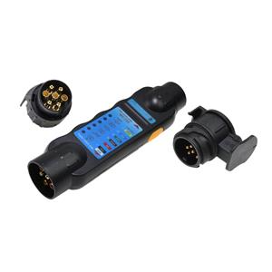 Towing Accessories, 12V Plug And Socket Tester With Adaptors 13/7 7/13, AMIO