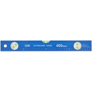 Hardware, SPIRIT LEVEL, ALUMINIUM, 3 VIALS, 400MM, 