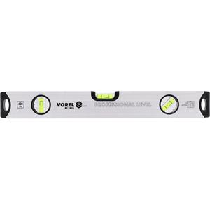 Hardware, SPIRIT LEVEL, ALUMINIUM, 3 VIALS, 400MM, VOREL
