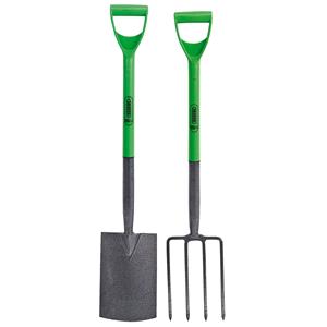 Forks, Draper 16566 Carbon Steel Garden Fork and Spade Set, Draper