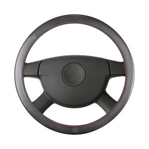 Steering Wheel Covers, Walser Soft Grip Steering Wheel Cover   Classy   38 cm   Black and Red, Walser