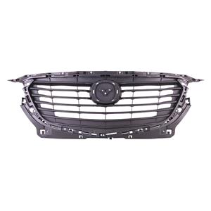 Grilles, Mazda CX 3 2015 Onwards Front Bumper Grille, Matt Dark Grey, Supplied Without Chrome Trims, TUV Approved, 