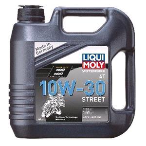 Motorbike Oils, Liqui Moly 10W 30 Motorbike Street 4T Engine Oil   4 Litres, Liqui Moly