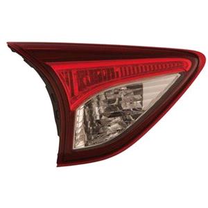 Lights, Left Rear Lamp (Inner, On Boot Lid, Supplied Without Bulbholder) for Mazda CX 5 2012 2015, 