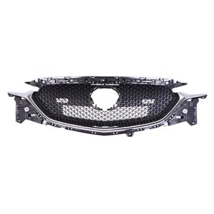 Grilles, Mazda CX 5 2017 2021 Front Bumper Grille, Matt Black, With Chrome Trim, 