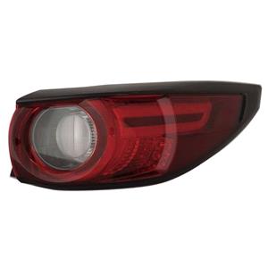 Lights, Right Rear Lamp (Outer, On Quarter Panel, LED, Models With Signature Lighting) for Mazda CX 5 2017 to 2021, 