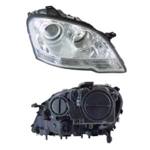 Lights, Right Headlamp (Halogen, Takes H7/H7 Bulbs, Original Equipment) for Mercedes M CLASS  2009 2012, 