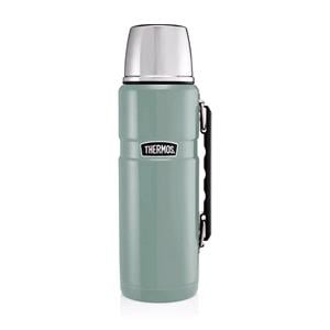 Flasks, Thermos 1.2L Stainless Steel Flask with Handle Duck Egg Blue, Thermos
