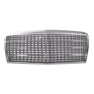 Grilles, Mercedes E Class W124 1993 1995 Grille, Complete, 