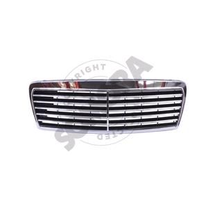 Grilles, Mercedes E Class W210 1995 1999 Grille, Complete, Avantgarde Model, 