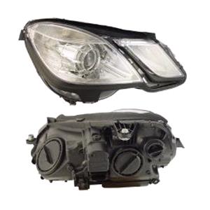 Lights, Right Headlamp (Halogen, Takes H7/H7 Bulbs) for Mercedes E CLASS 2009 on, 