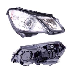 Lights, Right Headlamp (Halogen, Takes H7 / H7 Bulbs, Supplied With Motor, Original Equipment) for Mercedes E CLASS 2009 2013, 