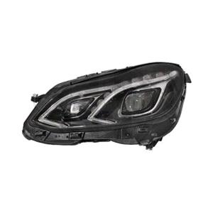 Lights, Left Headlamp (LED, With LED Daytime Running Light, Supplied Without LED Modules, Original Equipment) for Mercedes E CLASS 2013 2016, 