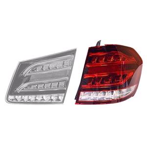 Lights, Right Rear Lamp (Outer, On Quarter Panel, LED, With Red Backing, Estate Model Only, Original Equipment) for Mercedes E CLASS Estate 2013 to 2016, 