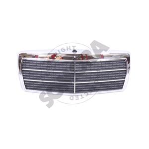 Grilles, Mercedes 190 Series W201 1983 1993 Grille, Complete, Including Chrome Bars, 