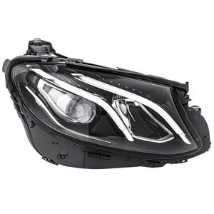 Lights, Right Headlamp (LED, With LED Daytime Running Light, Supplied Without LED Modules, Original Equipment) for Mercedes E CLASS 2016 2020, 