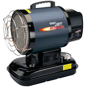 Diesel, Kerosene and Paraffin Heaters, Draper 17111 Jet Force, Infrared Diesel-Kerosene Space Heater (60,000 BTu-17kW), Draper