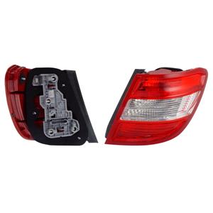 Lights, Right Rear Lamp (Clear Indicator, Estate Only, Classic/Elegance Models, Original Equipment) for Mercedes C CLASS Estate 2007 on, 