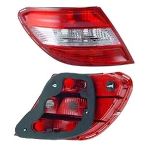 Lights, Left Rear Lamp (Saloon, Standard Type) for Mercedes C CLASS 2007 on, 