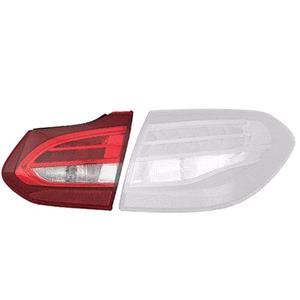 Lights, Right Rear Lamp (Inner, On Boot Lid, LED / Halogen, Original Eqquipment, Original Equiment) for Mercedes C CLASS Estate 2014 to 2018, 