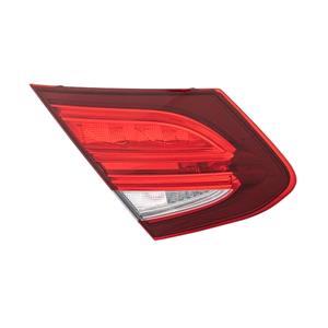 Lights, Left Rear Lamp (Inner, On Boot Lid, LED, Coupe / Cabriolet Models, Original Equipment) for Mercedes C CLASS Coupe 2015 to 2018, 