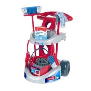 Gifts, Vileda Kids Cleaning Trolley With Accessories, Klein Toys