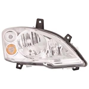 Lights, Right Headlamp (Halogen, Takes H7 / H7/ H7 Bulbs, Supplied With Motor) for Mercedes VITO Bus 2010 2014, 