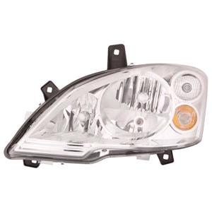 Lights, Left Headlamp (Halogen, Takes H7 / H7/ H7 Bulbs, Supplied With Motor) for Mercedes VITO Bus 2010 2014, 
