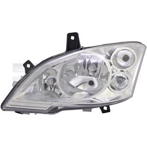 Lights, Left Headlamp (Halogen, Takes H7 / H7/ H7 Bulbs, Supplied With Motor & Bulbs, Original Equipment) for Mercedes VITO Bus 2010 2014, 
