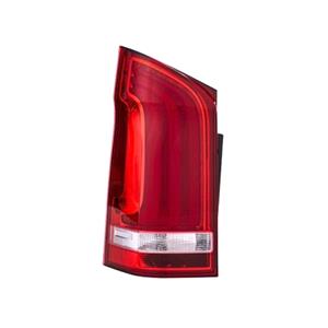 Lights, Mercedes Benz Vito / V Class, W447, '14 > LH Rear Lamp, LED / Halogen, Tailgate Models, Supplied Wit   Mercedes VITO Box 2014 Onwards, 
