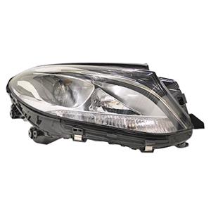 Lights, Right Headlamp (Halogen, Takes H7 / H7 Bulbs, With LED Daytime Running Light, Supplied With Motor, Original Equipment) for Mercedes GLE 2015 2019, 