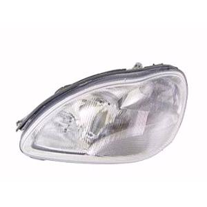 Lights, Left Headlamp (Halogen, Original Equipment) for Mercedes S CLASS 1999 2002, 