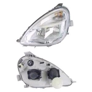 Lights, Mercedes A Class W168 2001 2004 LH Headlamp, Halogen, 