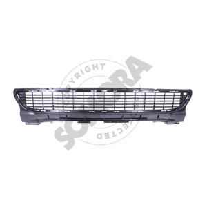 Grilles, Mercedes A Class W169 2005 2008 Front Bumper Grille, Matte Black, TUV Approved, 