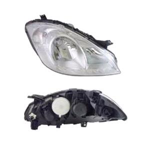 Lights, Right Headlamp (Halogen, Takes H7 / H7,  Twin Reflector Type, Original Equipment) for Mercedes A CLASS 2009 on, 