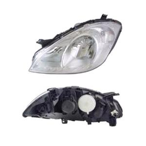 Lights, Left Headlamp (Halogen, Takes H7 / H7 Bulbs, Twin Reflector Type, Original Equipment) for Mercedes A CLASS 2009 on, 