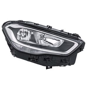 Lights, Right Headlamp (Halogen, Takes H7 / H7 Bulbs, With LED Daytime Running Light) for Mercedes GLA CLASS 2020 to 2023, 