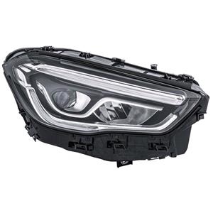 Lights, Right Headlamp (LED, Supplied Without Modules, Original Equipment) for Mercedes GLA CLASS 2020 to 2023, 