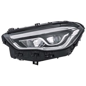 Lights, Left Headlamp (LED, Supplied Without Modules, Original Equipment) for Mercedes GLA CLASS 2020 to 2023, 