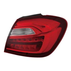 Lights, Right Rear Lamp (Outer, On Quarter Panel, LED / Halogen, Hatchback Models, For Vehicles With Halogen Headlamps) for Mercedes A CLASS 2018 2022, 