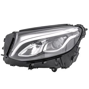 Lights, Left Headlamp (LED, Without Dynamic Bending Light, Supplied Without LED Control Modules, Original Equipment) for Mercedes GLC Class, X253, 2015 2019, 