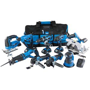 Power Tool Kits, Draper 17763 9PC 20V Machine Kit, Draper