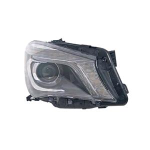 Lights, Right Headlamp (Xenon, Takes D3S Bulb, Without AFS, With LED DRL, Original Equipment) for Mercedes CLA Coupe 2013 to 2017, 