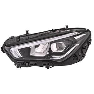 Lights, Left Headlamp (LED, Supplied Without Modules, Original Equipment) for Mercedes CLA 2019 to 2023, 