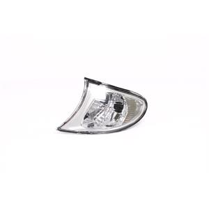 Lights, Left Indicator Clear (Chrome Bezel, Saloon & Estate) for BMW 3 Series Touring 2002 2005, 