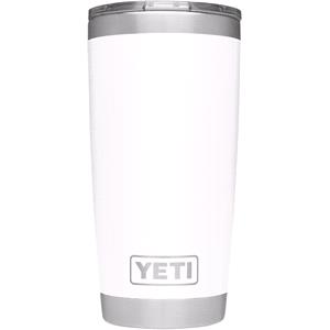 Reusable Mugs, Yeti Rambler 20oz / 591ml Tumbler   White, YETI