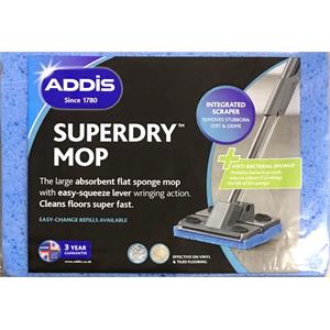 Mops and Buckets, ADDIS SPONGE MOP REFILLS [SUPER DRY], 