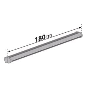 Complete Nordrive Aluminium 3-Bar System for commercial vans, Supplied with locks and keys