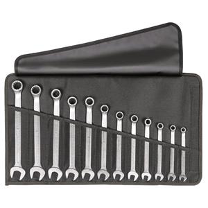 Metric Spanner Sets, Draper 18135 Elora Metric Combination Spanner Set (12 Piece), Elora